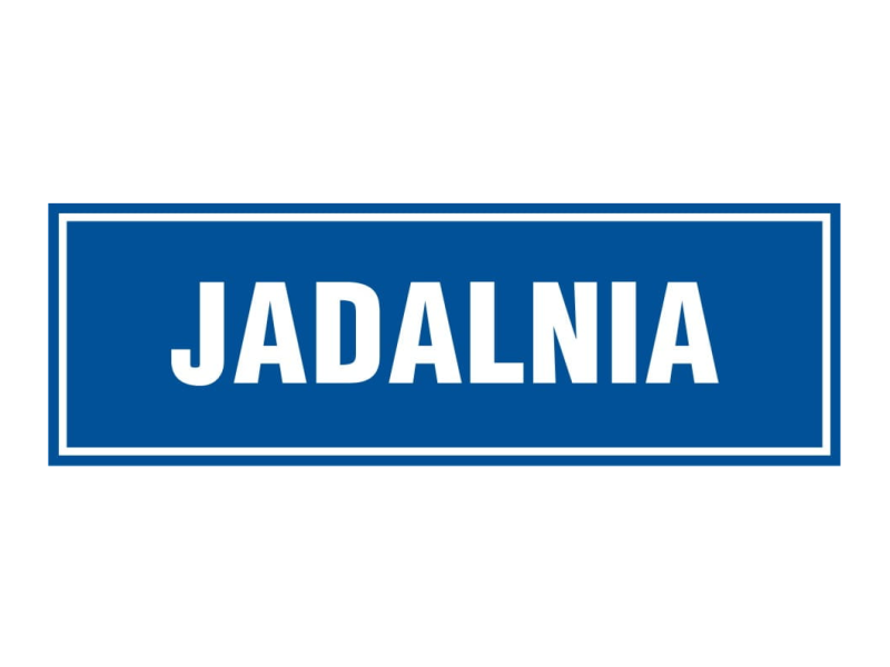 Tabliczka "JADALNIA" 10x30