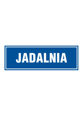 Tabliczka "JADALNIA" 10x30