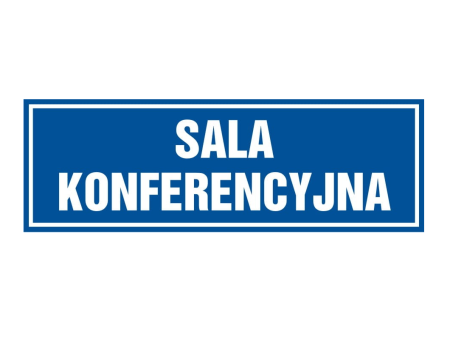 Tabliczka "SALA KONFERENCYJNA" 10x30