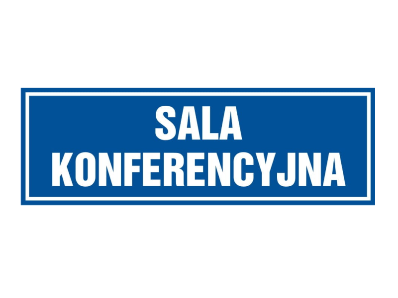 Tabliczka "SALA KONFERENCYJNA" 10x30