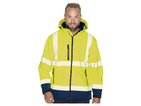 SOFTSHELL HI-VIS PRINT Mark The Helper