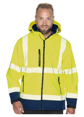 SOFTSHELL HI-VIS PRINT Mark The Helper